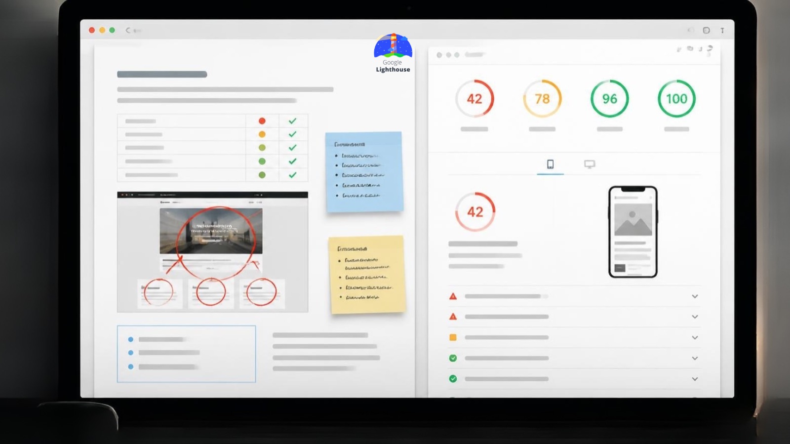 Website audit — Lighthouse performance report