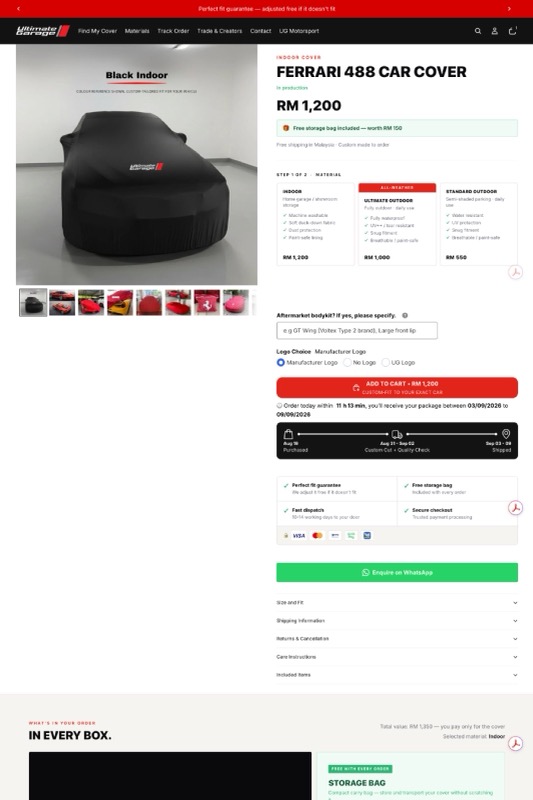 Ultimate Garage product page