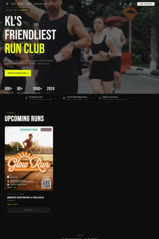 Yapclub homepage